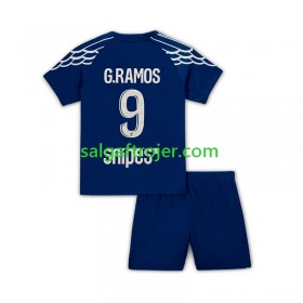 Paris Saint-Germain PSG Goncalo Ramos 9 Fodboldtrøjer Børn 4. sæt 2024/25 Kort ærmer